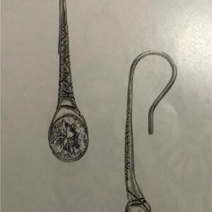 Falling Star Sterling Silver Earrings